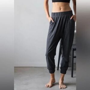 LUNYA Pants Womens Small Gray Pull On Thermal Draped Jogger Sleep Lounge RESTORE